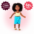 Load image into Gallery viewer, Healthy Roots Dolls: Gaïana + 5 Outfits (58% OFF)
